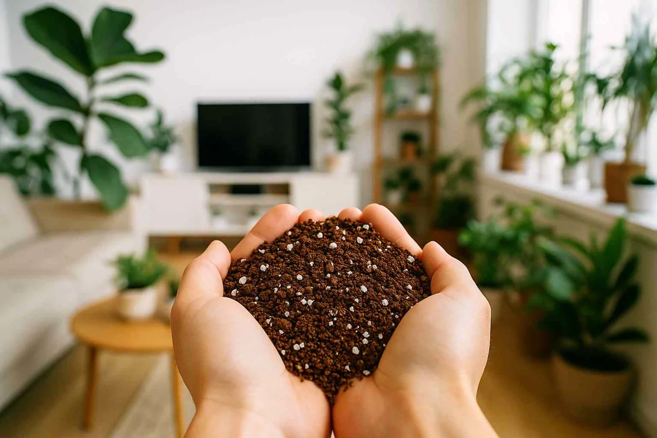 بهترین ترکیب خاک برای گیاهان آپارتمانی - انواع خاک گلدان
